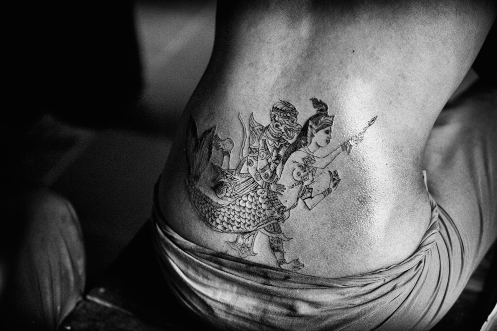 Thousands In Thailand Receive Magical Tattoos From Buddhist Monks | Sak  yant tattoo, Buddhist, Sacred tattoo
